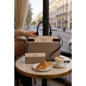 Kate Spade Staci Medium Satchel with Staci Large‎ Wallet -NWT